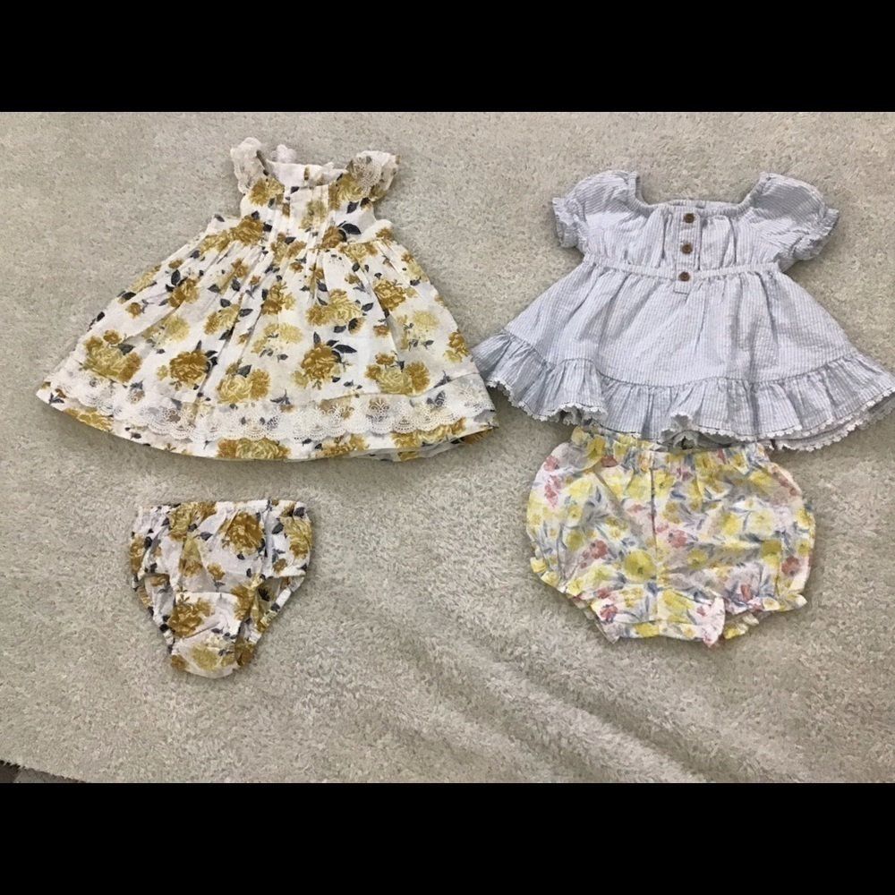 Bundle of 2 Girl Dresses 👗 12 month Tommy Bahama & TAHARI